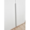 Armoire contemporaine 2 portes blanc alpin Florida