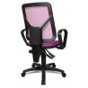 Chaise de bureau contemporaine en tissu violet Zumba