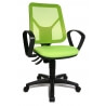 Chaise de bureau contemporaine en tissu vert Zumba