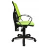 Chaise de bureau contemporaine en tissu vert Zumba