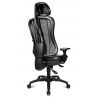 Fauteuil de bureau design en PU noir Rumba