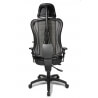 Fauteuil de bureau design en PU noir Rumba