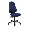 Chaise de bureau contemporaine en tissu bleu Maldive