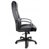 Fauteuil de direction contemporain en microfibre anthracite Caraibes