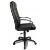 Fauteuil de direction contemporain en PU noir Canarie