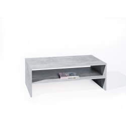Table basse contemporaine gris béton Colibri