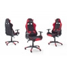 Fauteuil de bureau gamer en tissu Racing