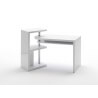 Bureau informatique design laqué blanc brillant Parisse