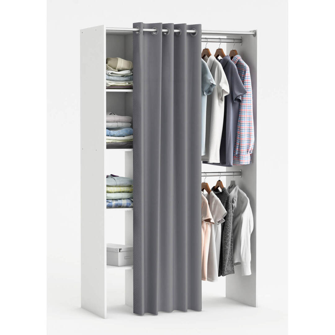 Dressing Blanc Avec Rideau / Idée dressing plus de 70 idées pour