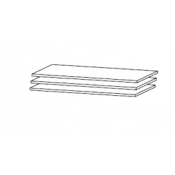 Etagère 85 cm (lot de 3) Orchidee