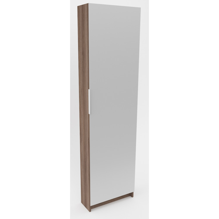 Armoire à chaussures contemporaine coloris noyer Sandra