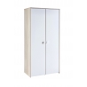 Armoire enfant contemporaine acacia/blanc Torrento