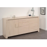 Buffet/bahut contemporain 180 cm chêne clair William