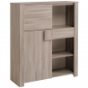 Vaisselier/argentier contemporain chêne marbré Jeremy