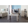 Vaisselier/argentier contemporain chêne marbré Jeremy