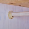 Armoire contemporaine en pin massif blanc Noemie