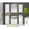 Ensemble de salle de bain design blanc laqué Savana