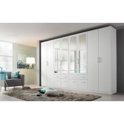 Armoire contemporaine 360 cm blanche Alban