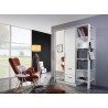 Armoire contemporaine coloris blanc Eleonore