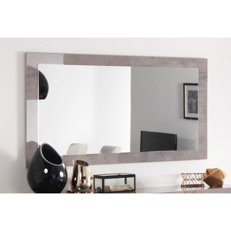 Miroir rectangulaire design laqué marbre 140 cm Clarissa