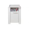 Commode à langer contemporaine en pin blanc Marinette