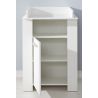 Commode à langer contemporaine en pin blanc Marinette