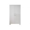 Armoire enfant contemporaine 104 cm en pin blanc Marinette