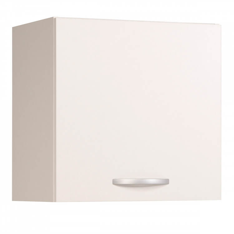 Meuble haut de cuisine contemporain 1 porte 60 cm blanc brillant Bianco