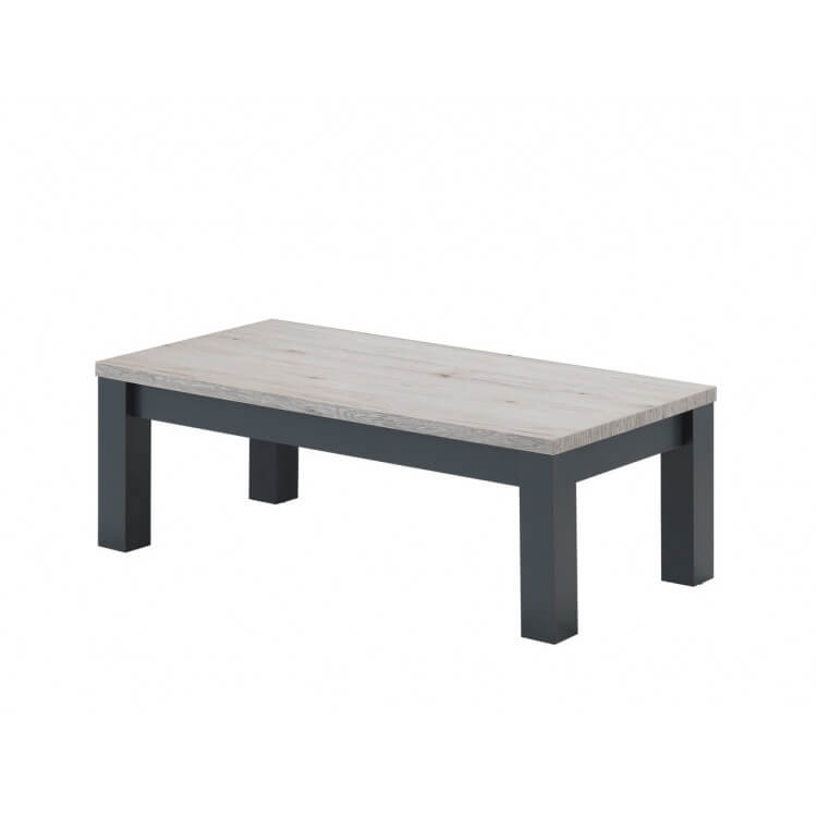 Table basse contemporaine coloris chêne clair Freddy