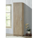 Armoire contemporaine chêne clair 50 cm Océane