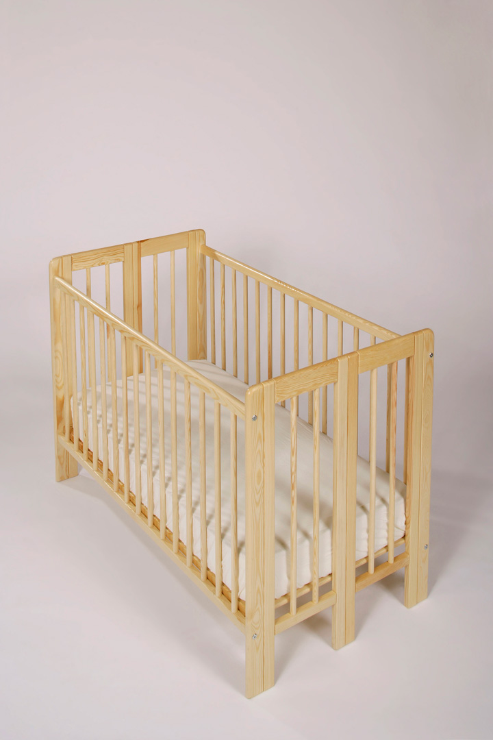 Lit bébé à barreaux contemporain pliable Mesaline