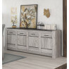 Buffet/bahut contemporain coloris chêne gris Talisman