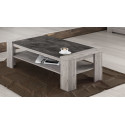 Table basse contemporaine chêne gris Talisman