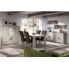 Buffet/bahut contemporain gris clair Elisa