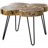 Table basse contemporaine en bois massif d’acacia Antoine