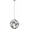 Suspension vintage en métal gris Ø 55 cm Anaïs