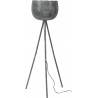 Lampadaire vintage en métal gris Anaelle
