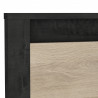 Lit adulte contemporain chêne/anthracite Timeo