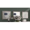 Miroir contemporain chêne wellington (lot de 3) Carnac