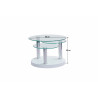 Table basse design mondulable en verre Venesia