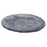 Tapis rond tufté main doux en polyester Nevio