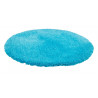 Tapis rond tufté main doux en polyester Nevio