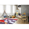 Tapis pour garçon multicolore lavable en machine Vroom