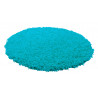 Tapis rond pour chambre uni bleu clair Hollywood