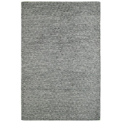 Tapis scandinave en laine géométrique à poils court Mandoor