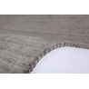 Tapis uni en laine et viscose pour salon Rosace