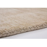 Tapis effet vintage beige en viscose tissé main Kruger