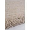 Tapis en polyester doux uni ivoire pour chambre Hawaii