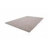 Tapis en polyester doux uni beige pour chambre Hawaii