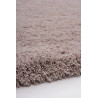 Tapis en polyester doux uni beige pour chambre Hawaii